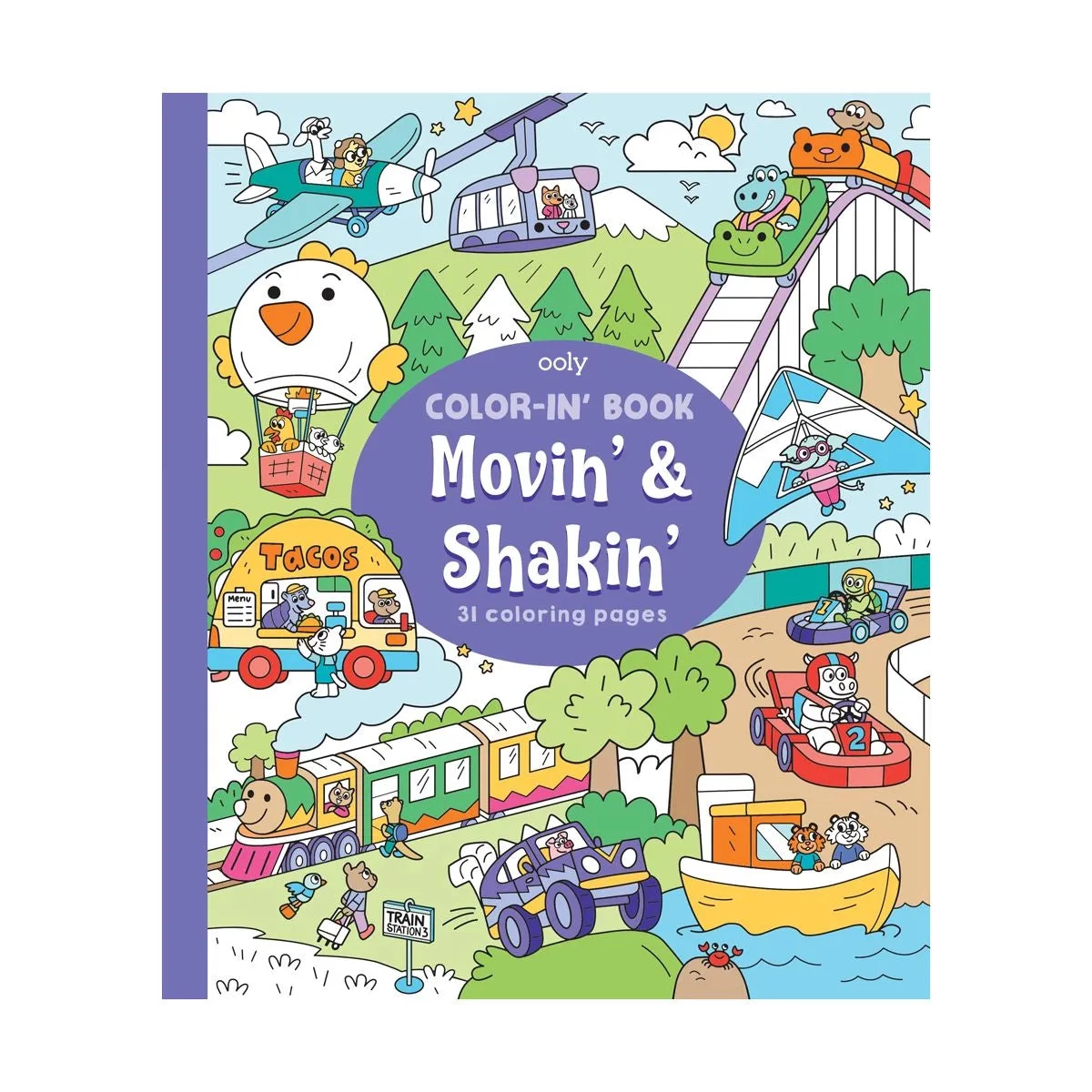 Color-in' Book- Movin' & Shakin'