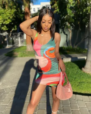 Color Splash Mini Dress