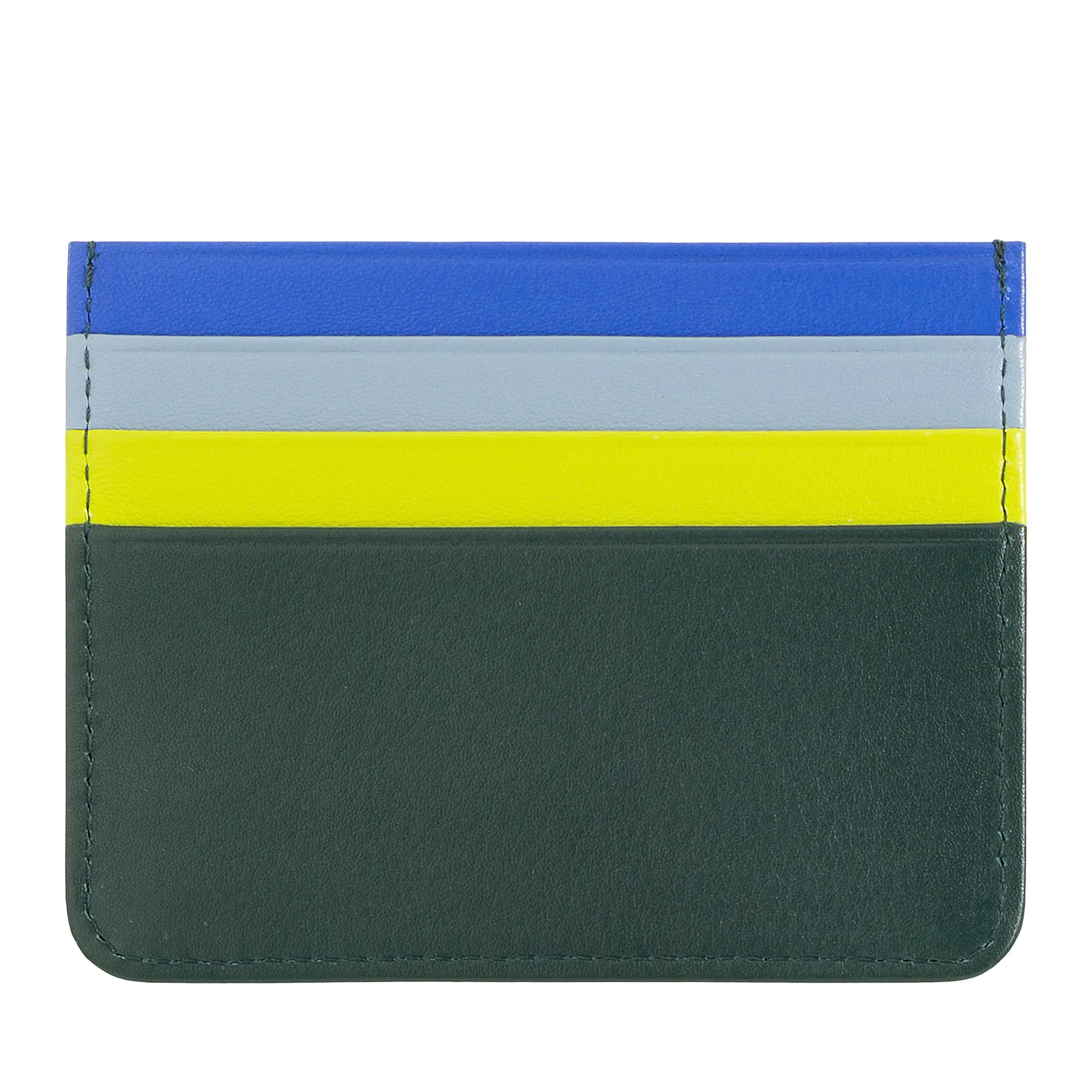 Colored credit cards in Nappa Leather 6 Dudu pockets