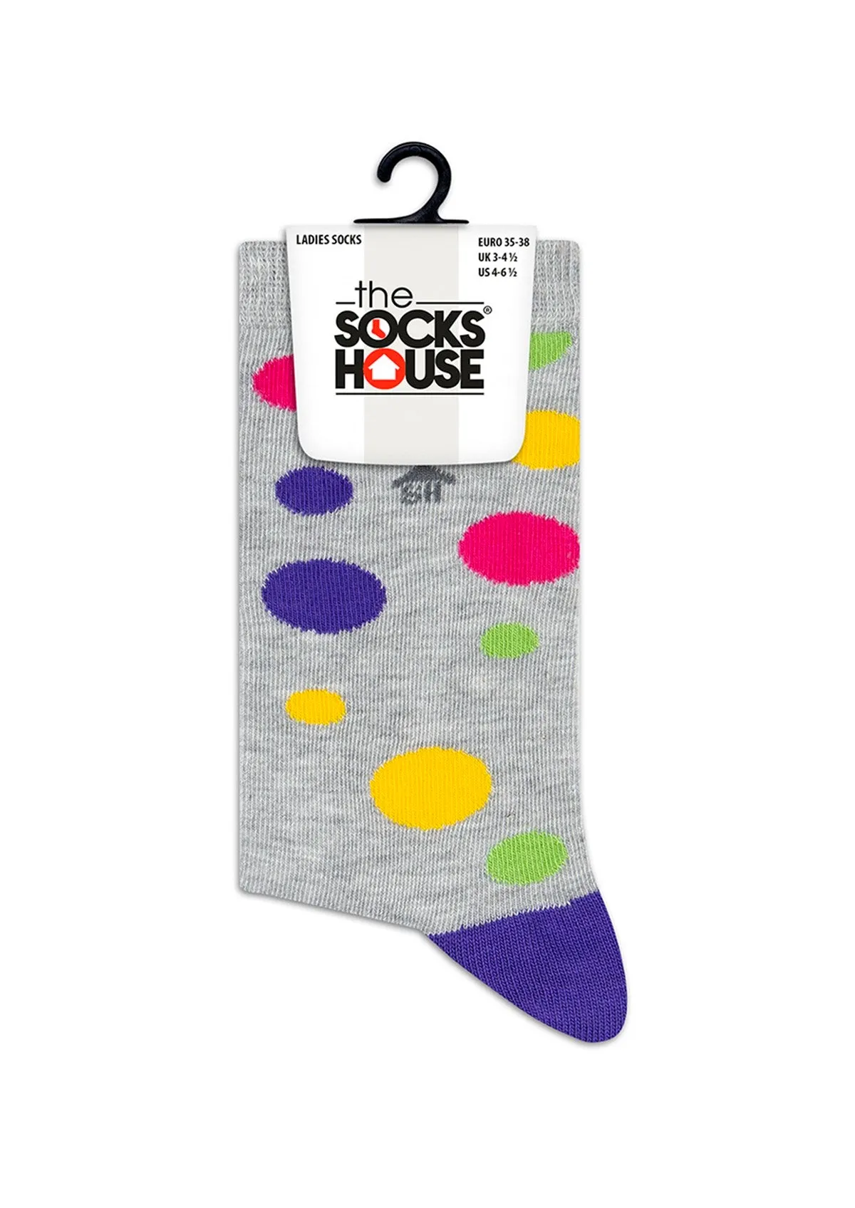 Colored Dots Design Women Socks