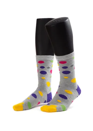 Colored Dots Design Women Socks