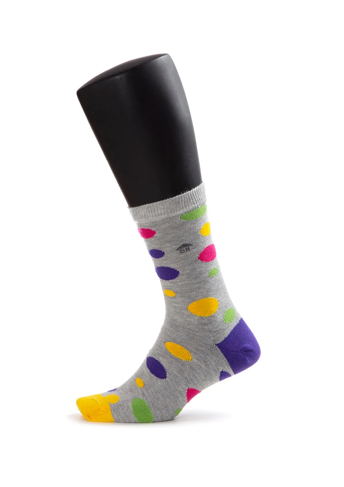 Colored Dots Design Women Socks