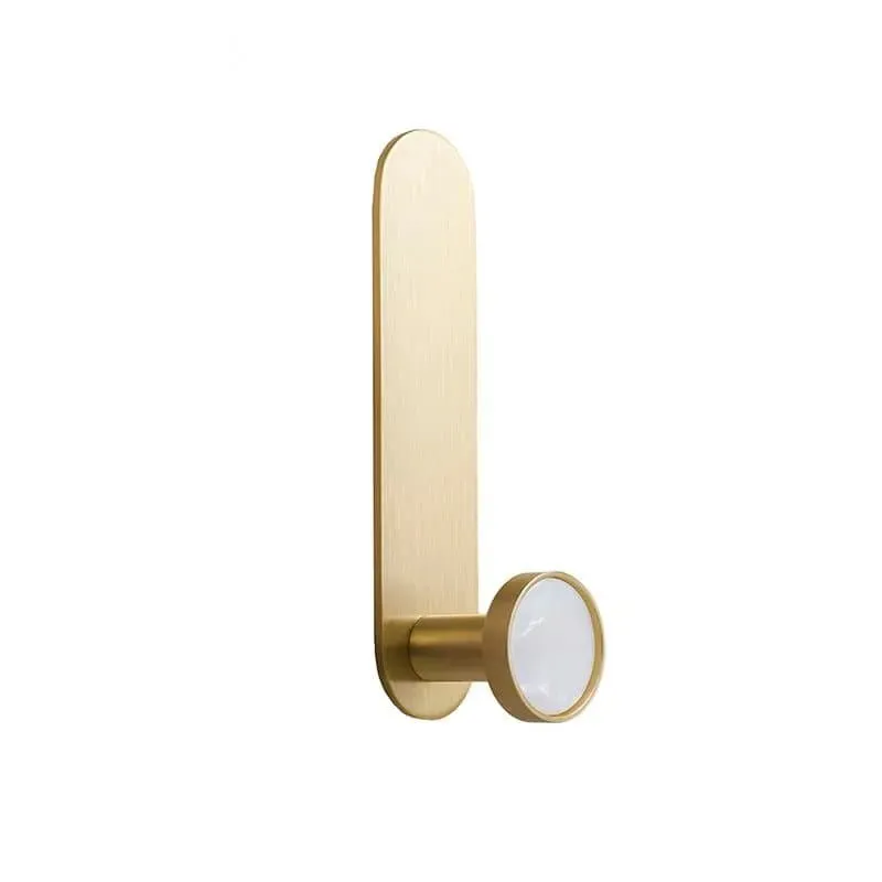 Colored Shell Brass Wall Organizer