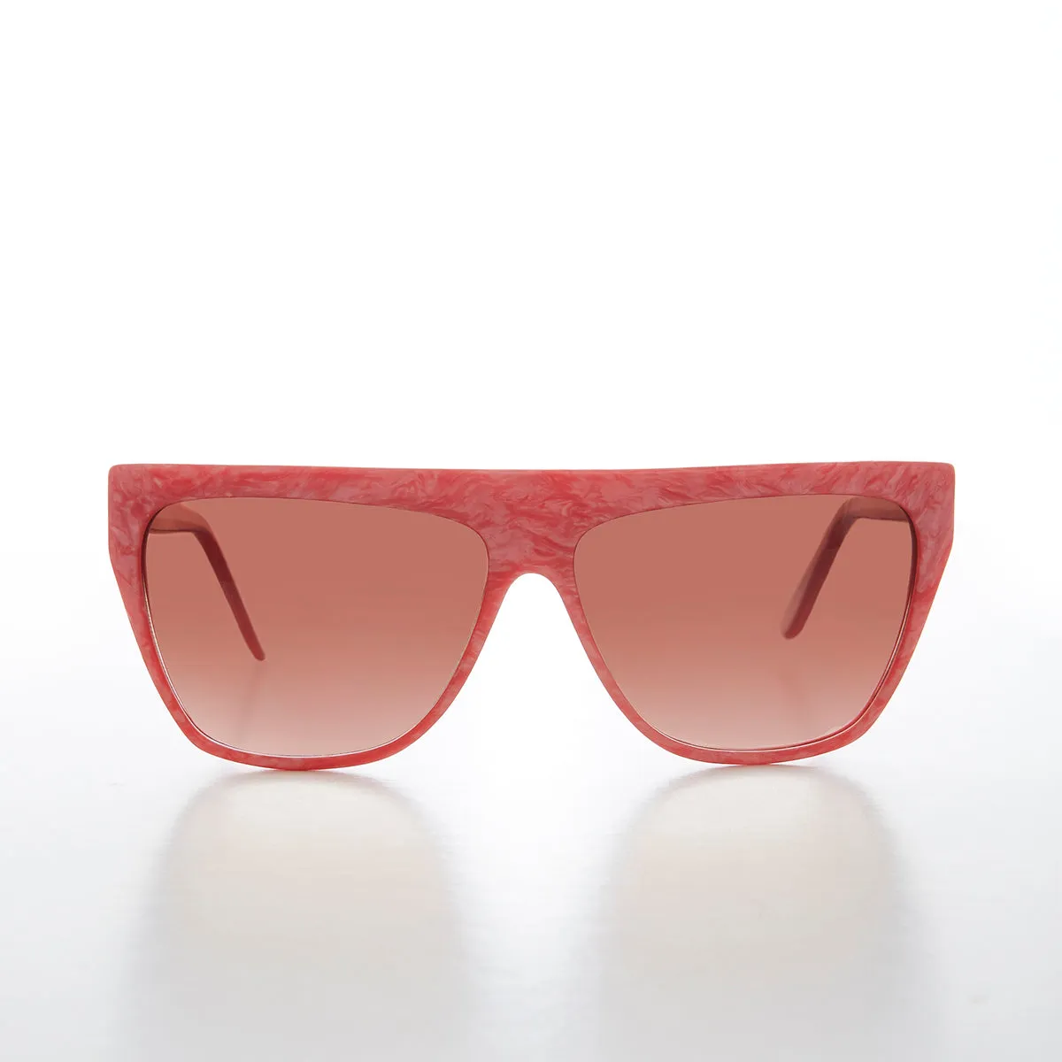 Colorful 80s Flat Top Sunglass - Taffy