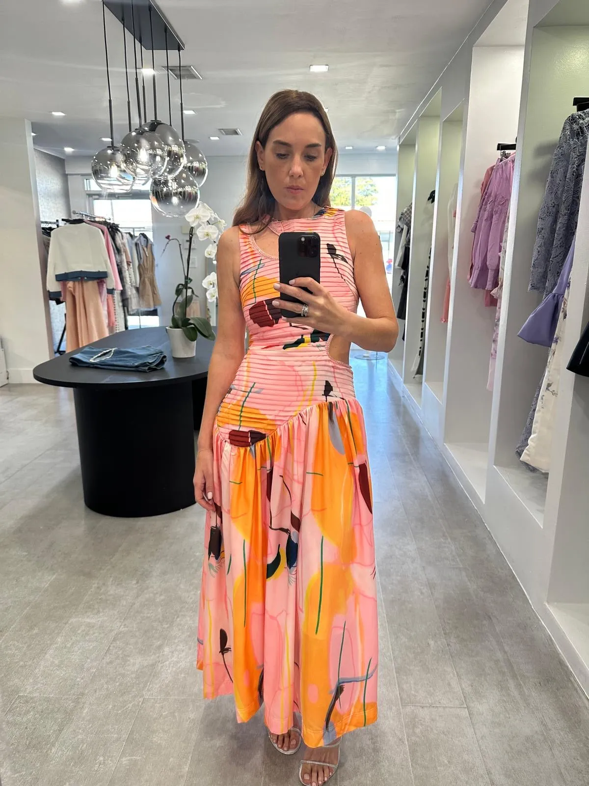 COLORFUL ABSTRACT DRESS