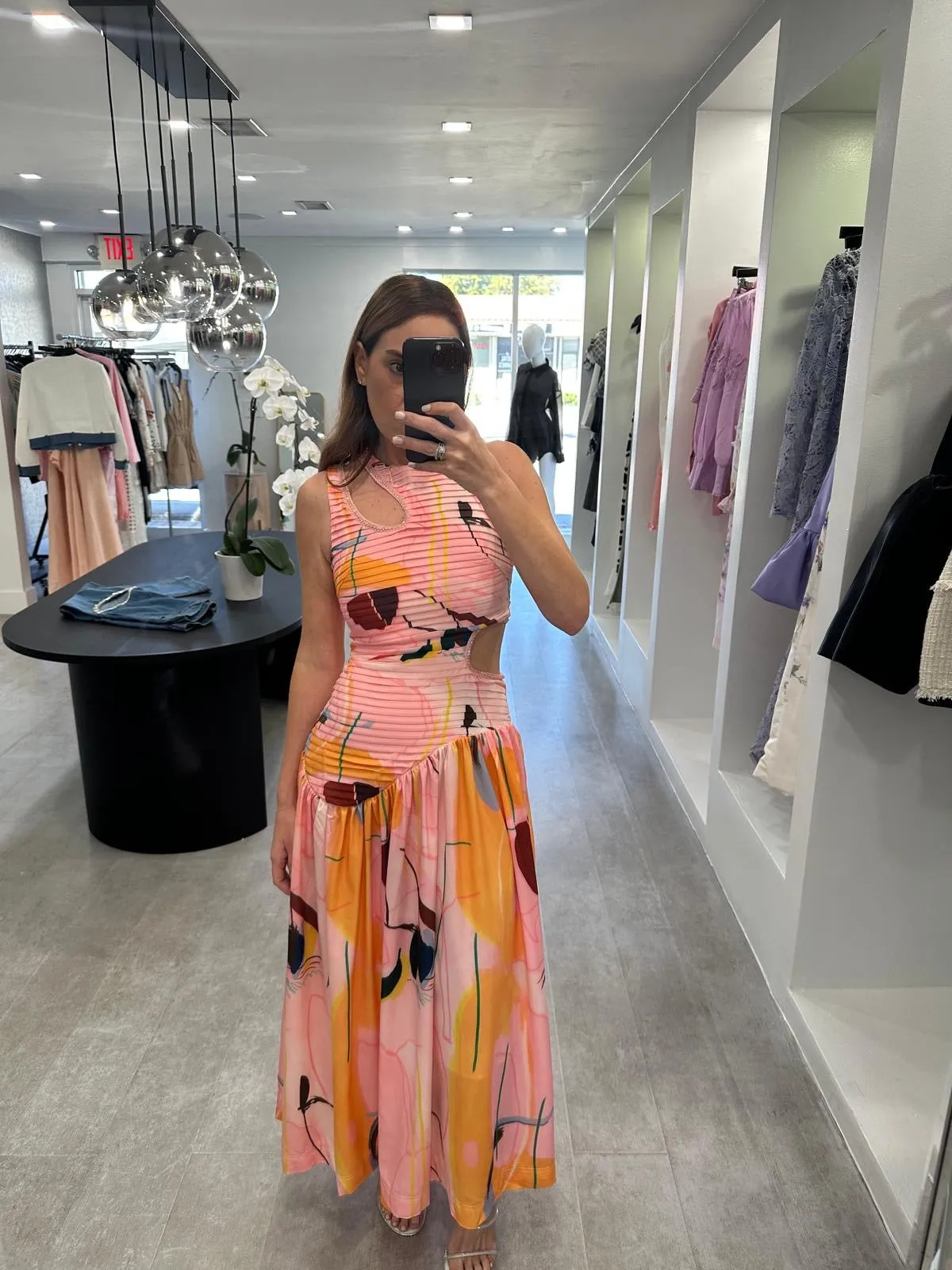 COLORFUL ABSTRACT DRESS