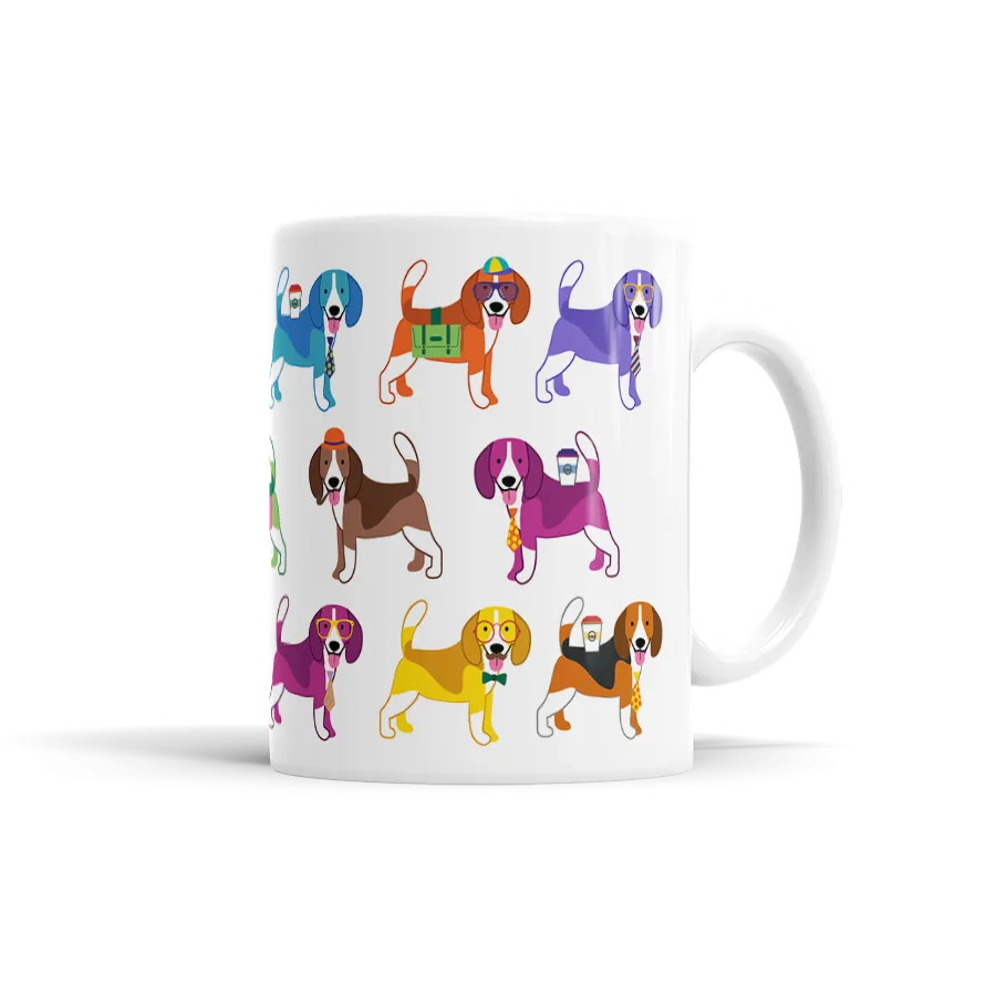 Colorful Beagle Mug