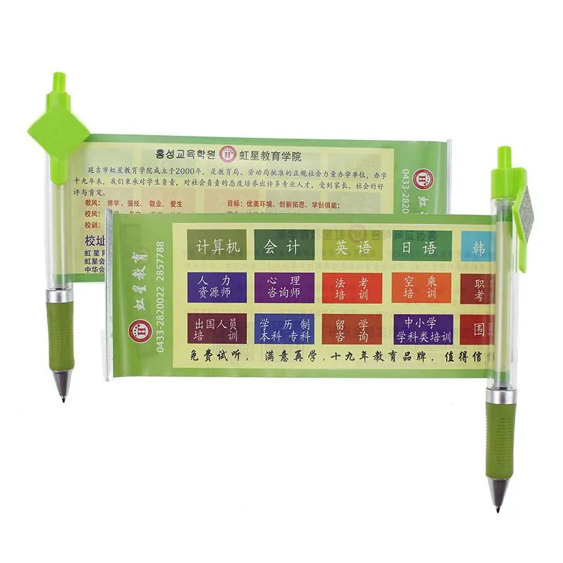Colorful Clicker Ballpoint Pens