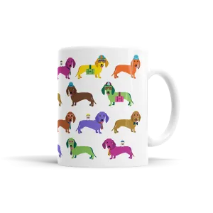 Colorful Dachshund Mug