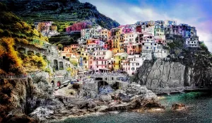 Colorful Manarola in Cinque Terre