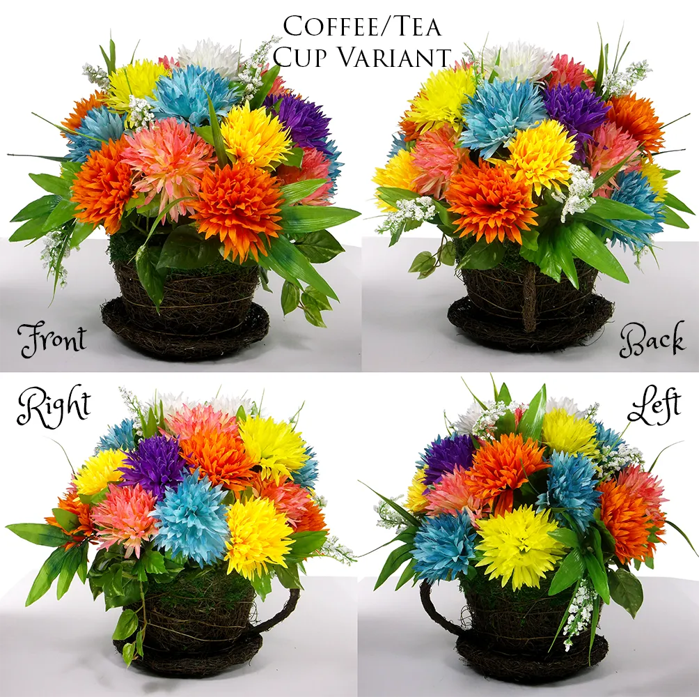 Colorful Mum Centerpiece
