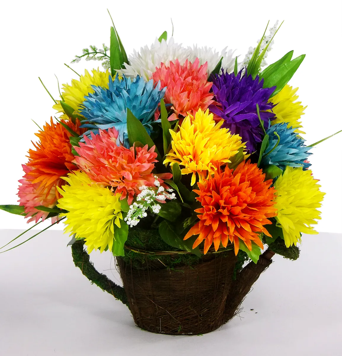 Colorful Mum Centerpiece