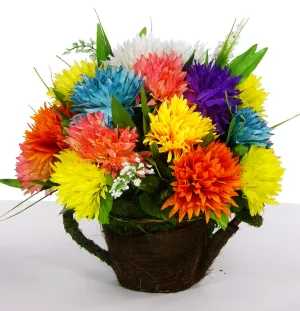 Colorful Mum Centerpiece