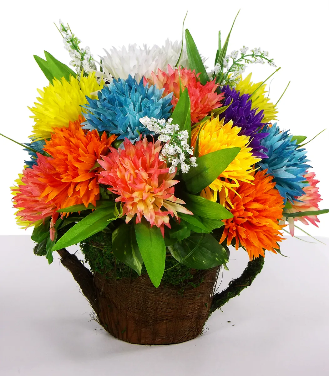Colorful Mum Centerpiece