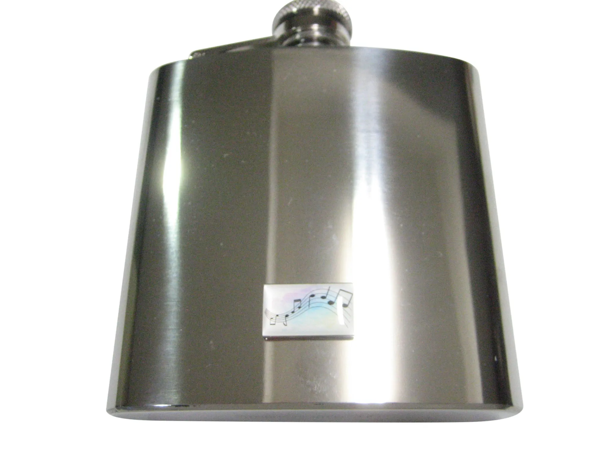 Colorful Music Notes 6oz Flask