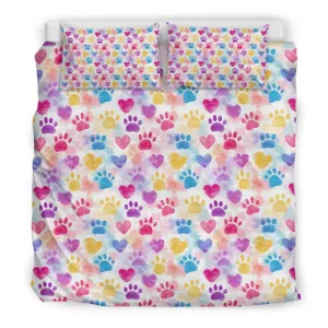 Colorful Paws Bedding Set