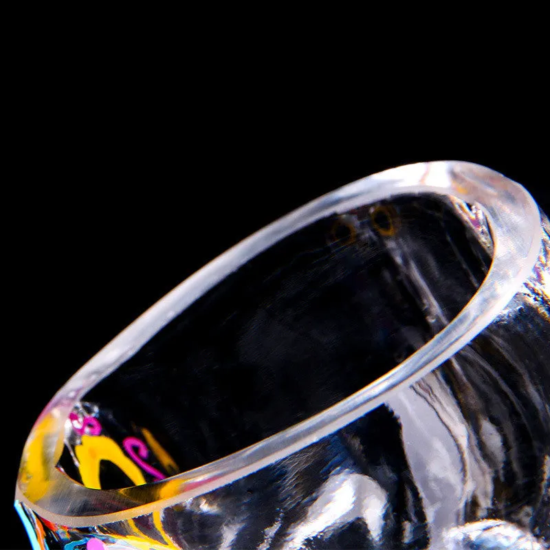 Colorful Skull Shot Glass