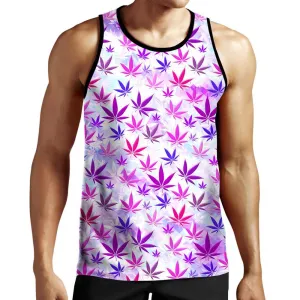 Colorful Weed Tank Top