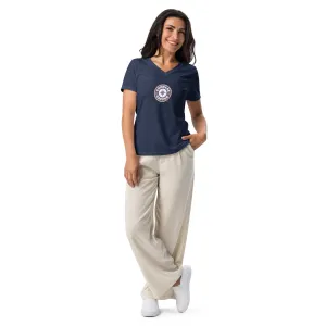 Compass Coffee Women’s Relaxed V-Neck
