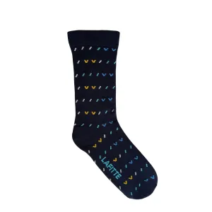 COTTON LOOSE TOP SOCK - NAVY