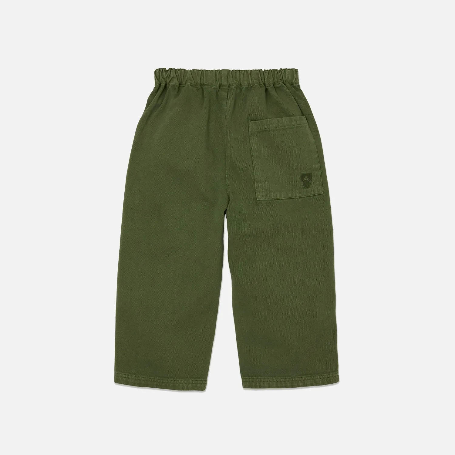 Cotton Twill Relaxed Pant - Cypress
