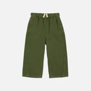 Cotton Twill Relaxed Pant - Cypress