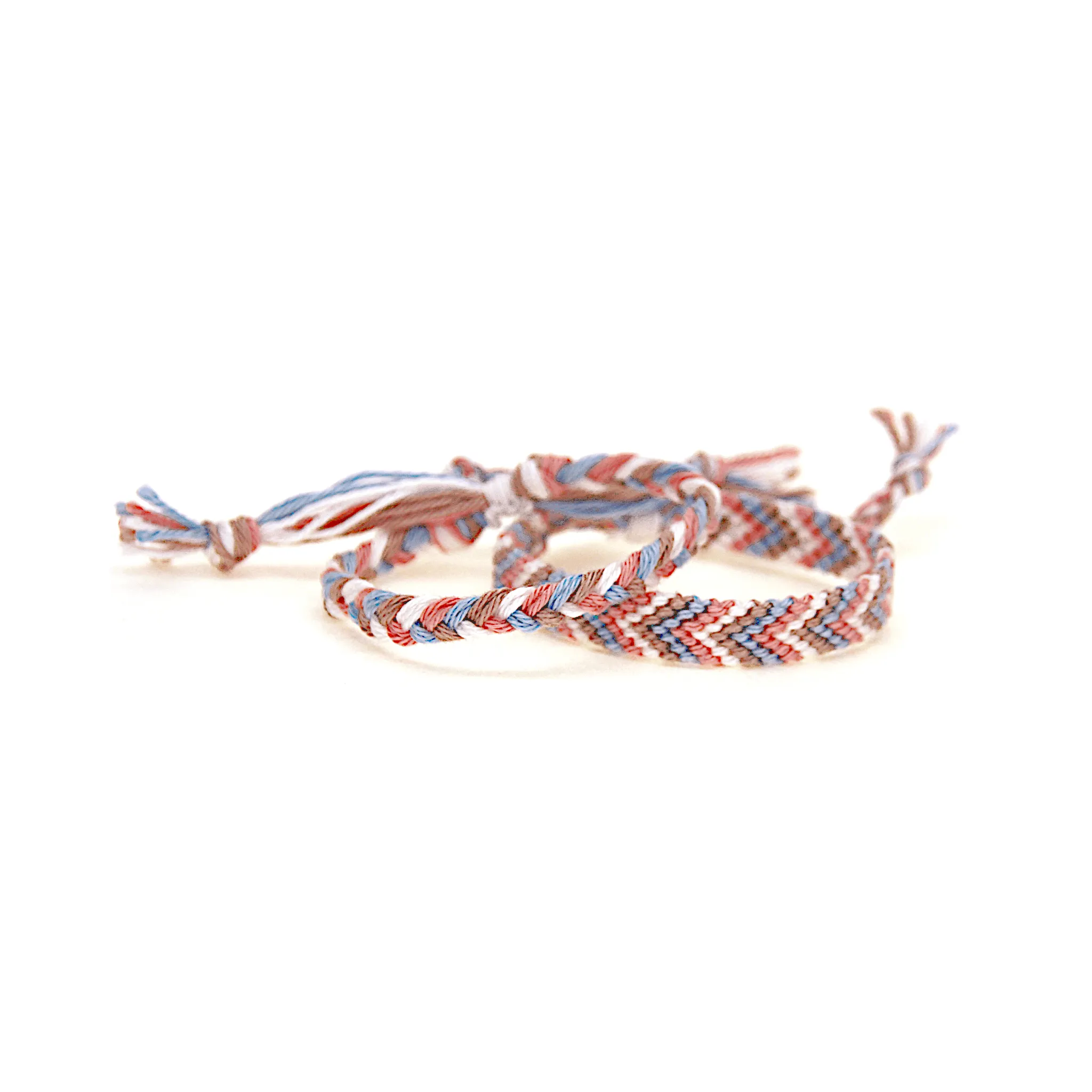 Crafty Chevron Braid Twin Friendship Bracelet Set