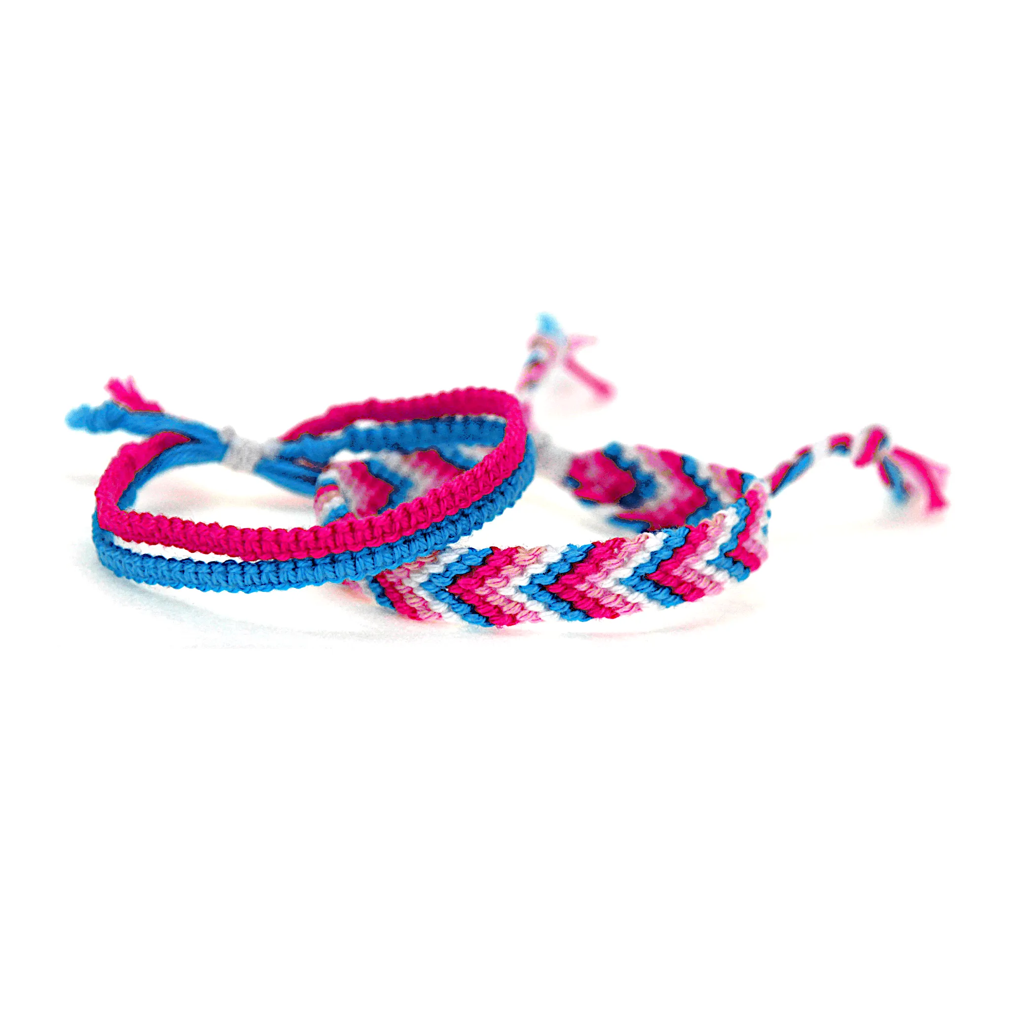 Crafty Chevron Braid Twin Friendship Bracelet Set
