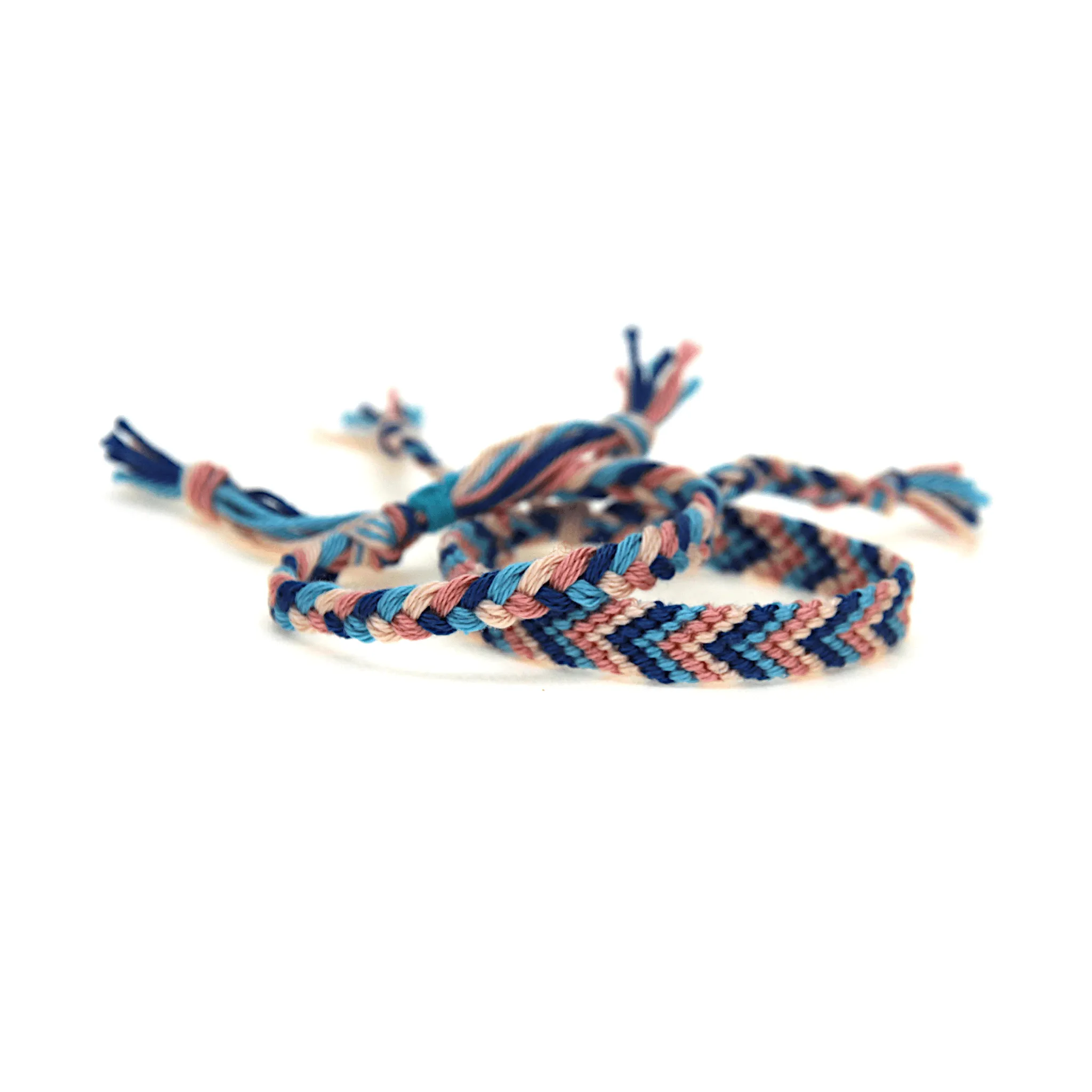 Crafty Chevron Braid Twin Friendship Bracelet Set