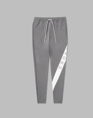 CRONOS DIAGONAL LINE LONGPANTS【GRAY】