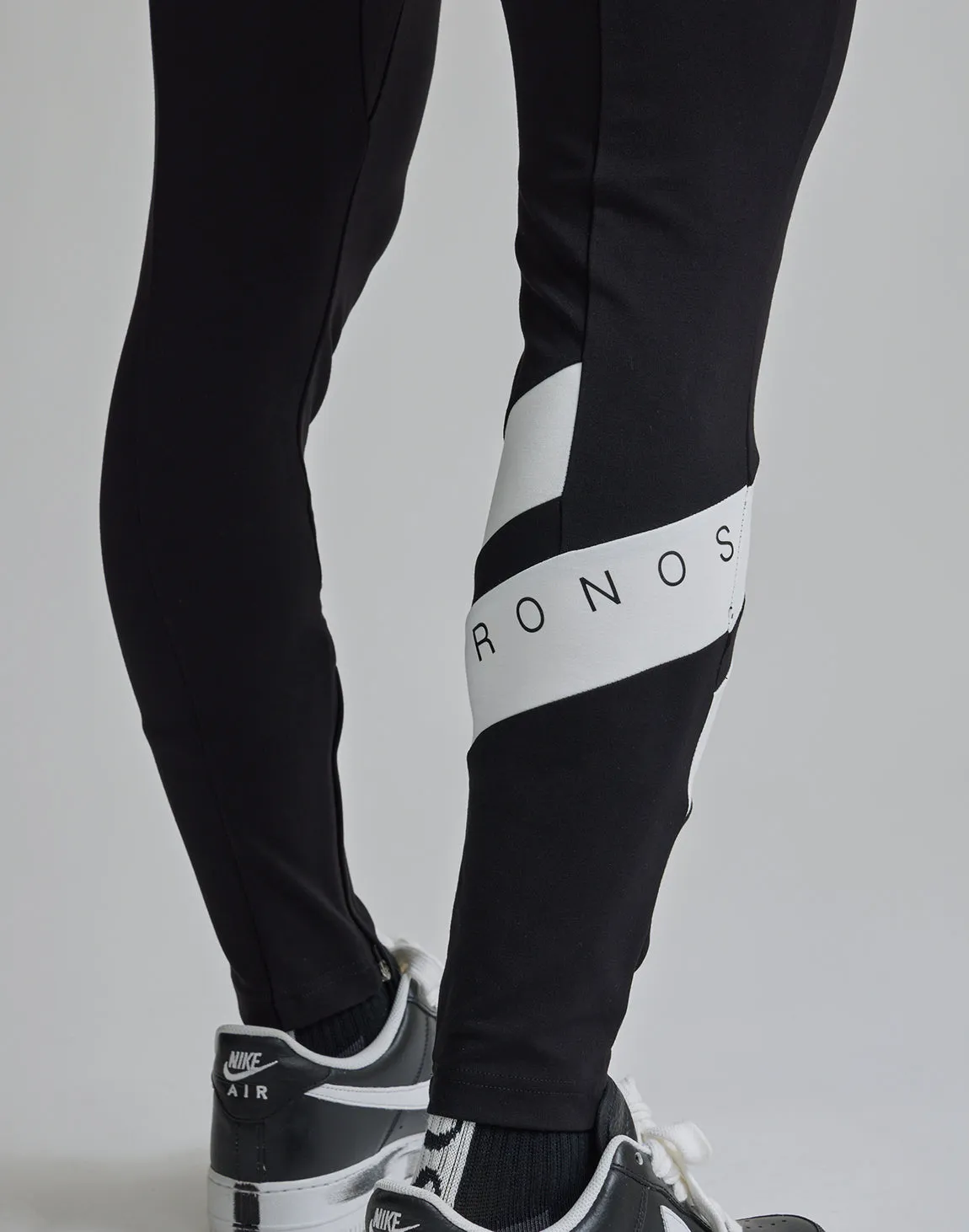 CRONOS DIAGONAl STRIPE LONGPANTS【WHITE】