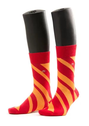 Cross Lines Design Men Socks