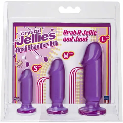 Crystal Jellies Anal Starter Kit - Purple