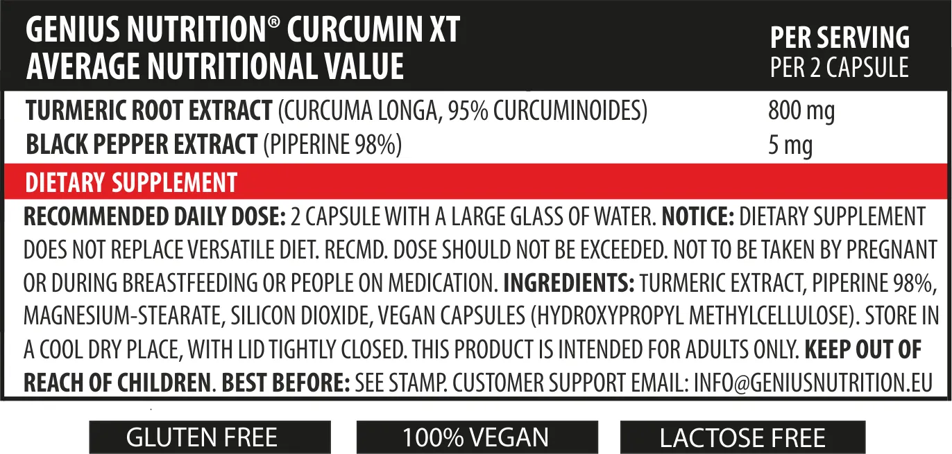 CURCUMIN-XT 90caps/45 serv