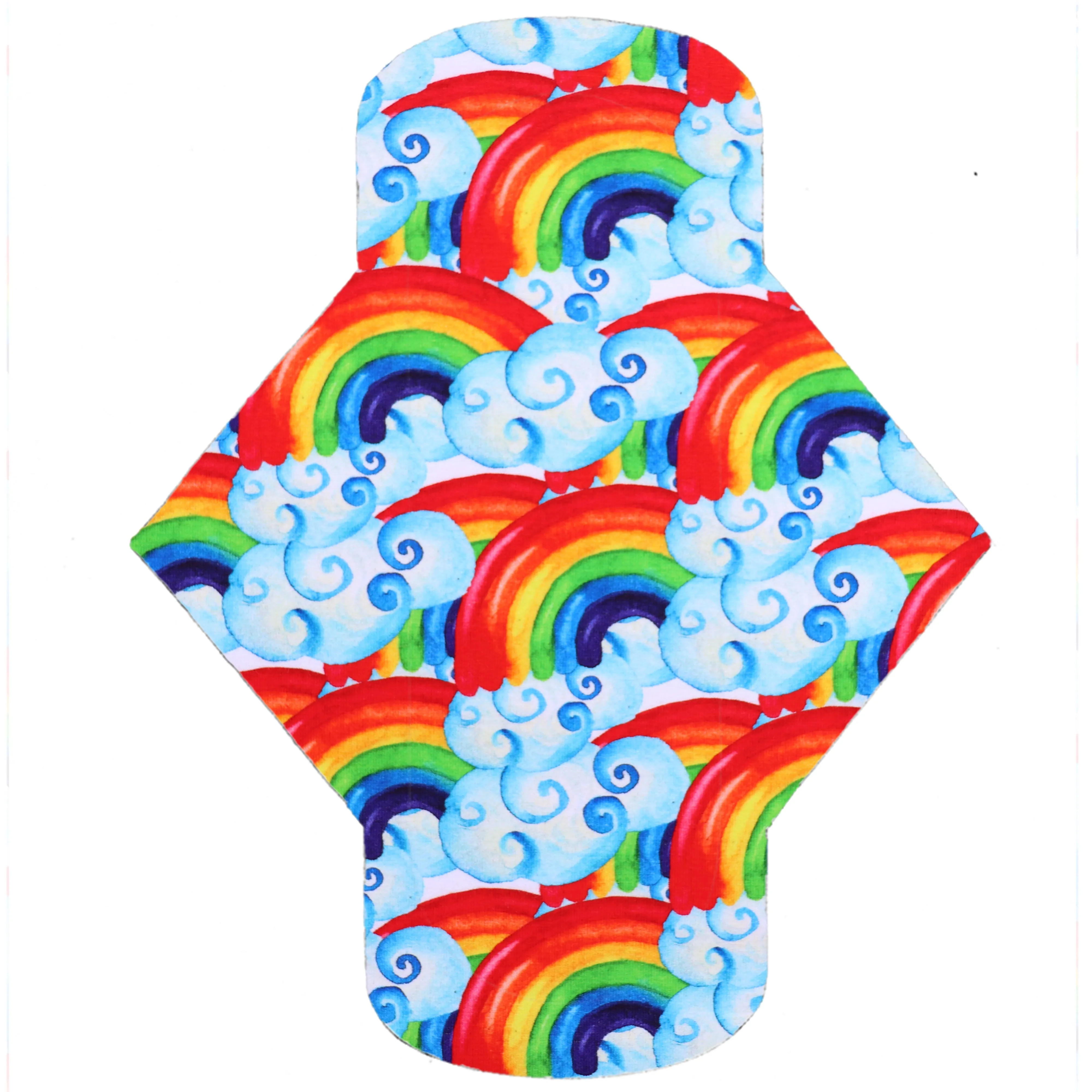 Custom Order - Diagonal Rainbow Clouds