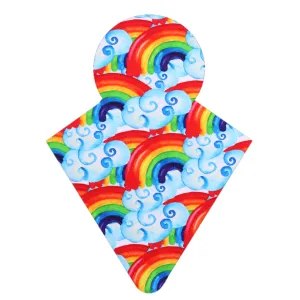 Custom Order - Diagonal Rainbow Clouds