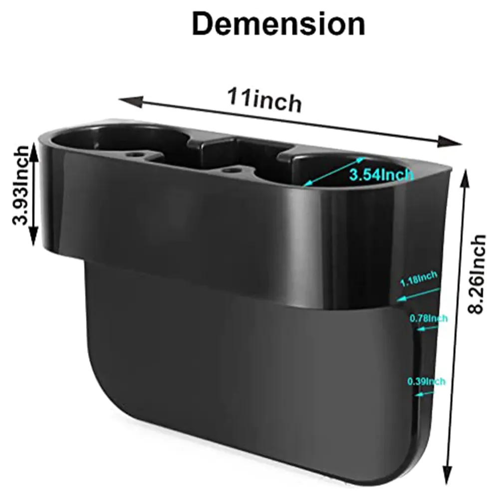 Custom Text Cup Holder Portable Multifunction, Fit with Infiniti, Cup Holder Expander for Car, Vehicle Seat Cup Cell Phone Drinks Holder Box Car Interior Organizer