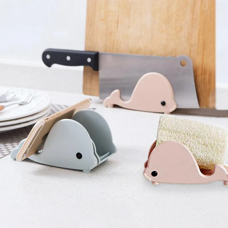 Cute whale modeling storage rack