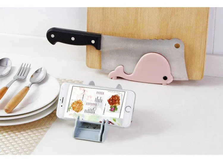 Cute whale modeling storage rack