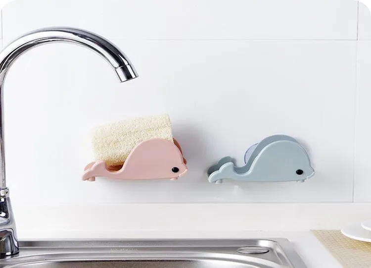 Cute whale modeling storage rack