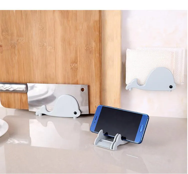 Cute whale modeling storage rack