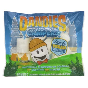 Dandies | Vegan Vanilla Jumbo Campers | 280g