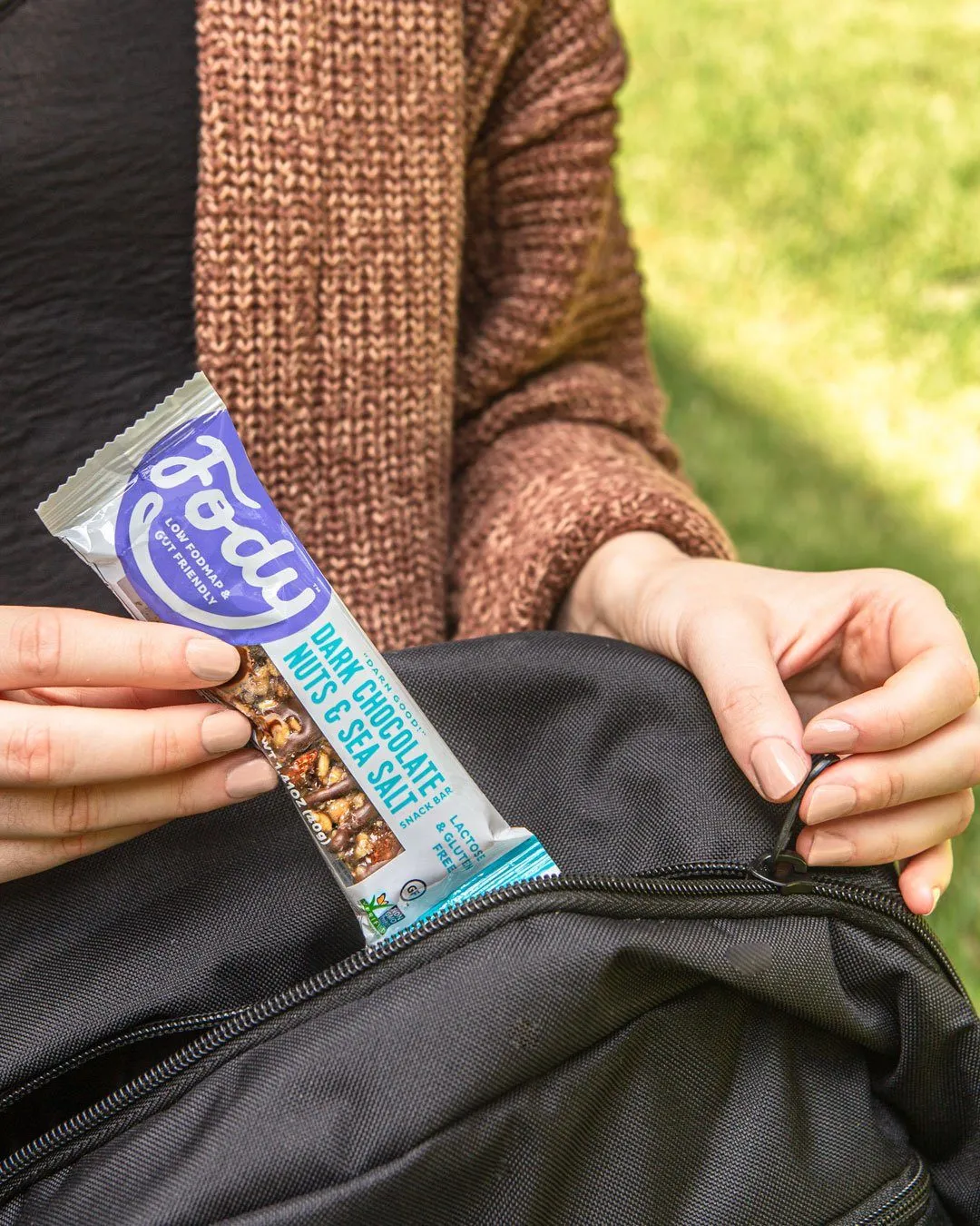 Dark Chocolate Nuts & Sea Salt Snack Bars - Box of 12