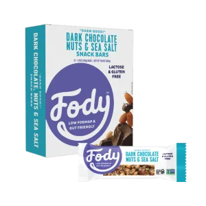 Dark Chocolate Nuts & Sea Salt Snack Bars - Box of 12