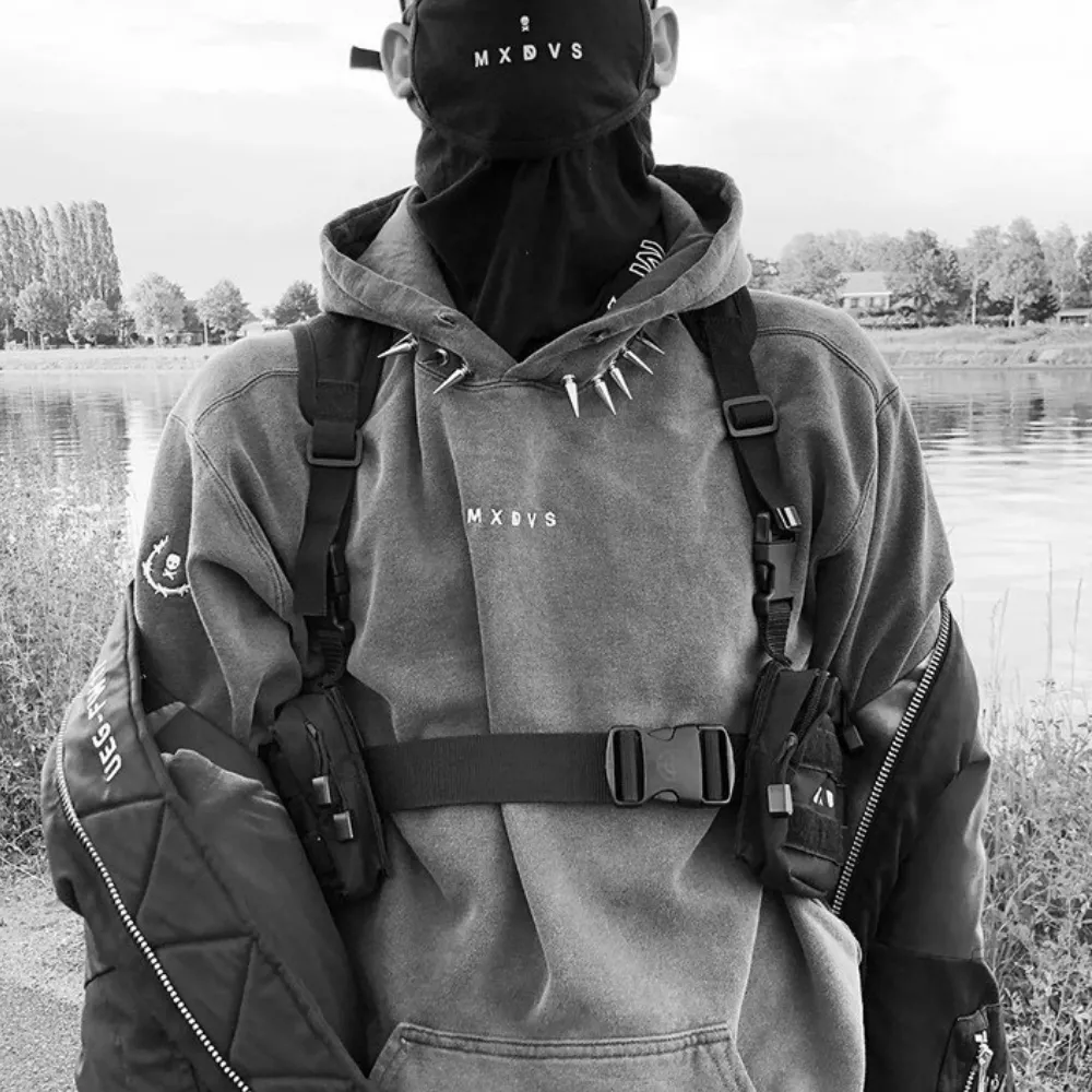 Dark Functional Tactical Vest Chest Bag