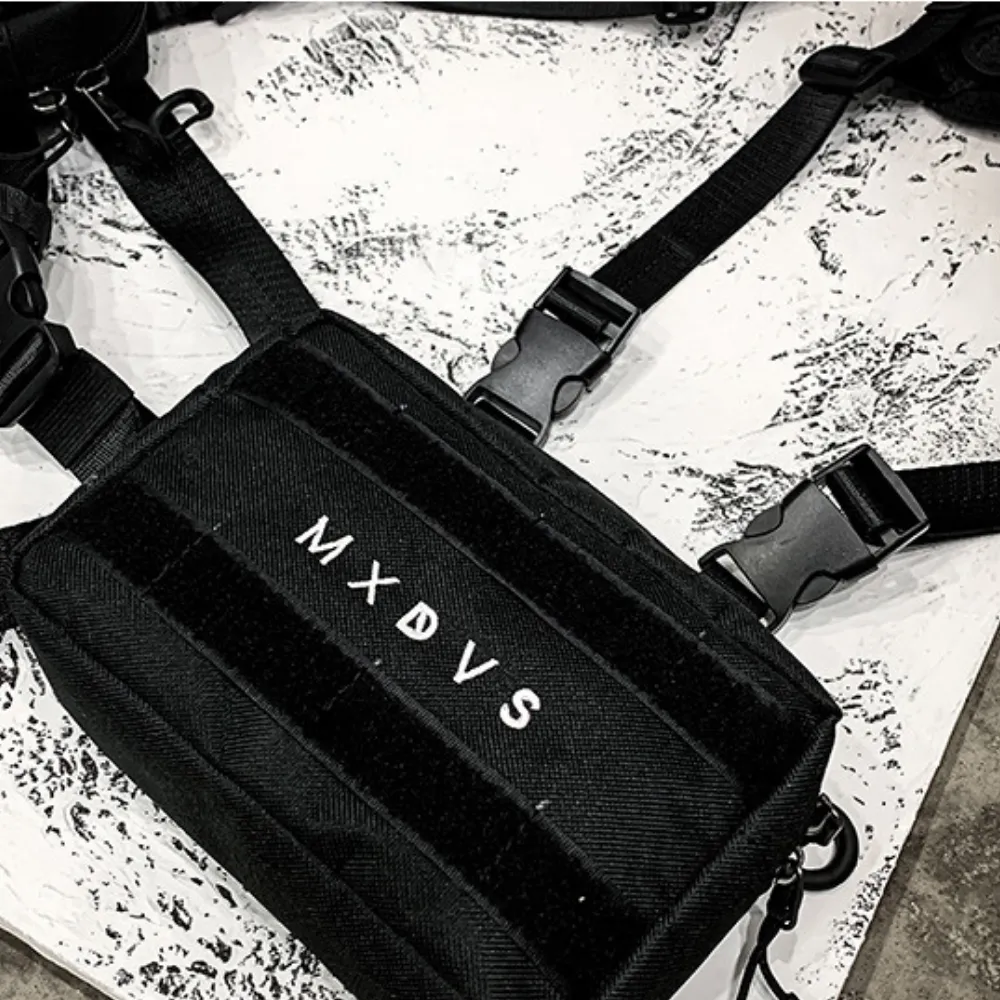 Dark Functional Tactical Vest Chest Bag