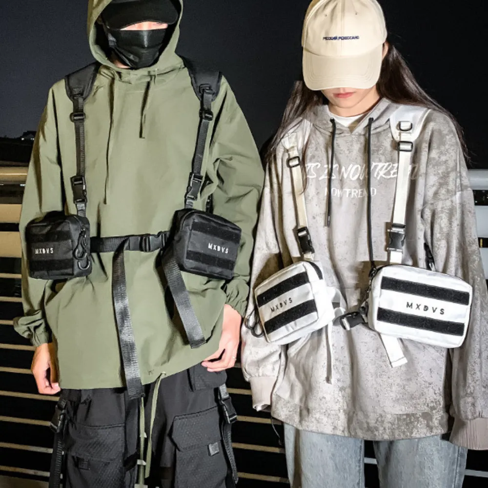 Dark Functional Tactical Vest Chest Bag