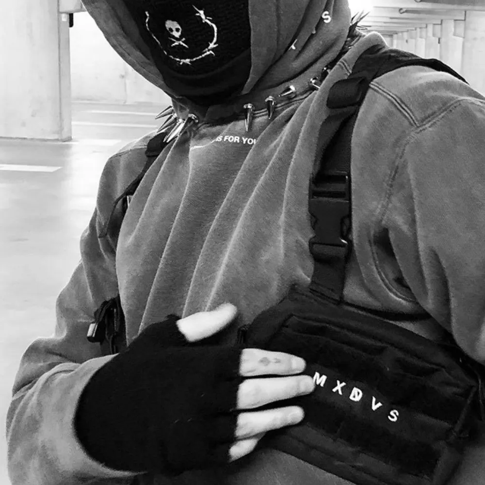 Dark Functional Tactical Vest Chest Bag