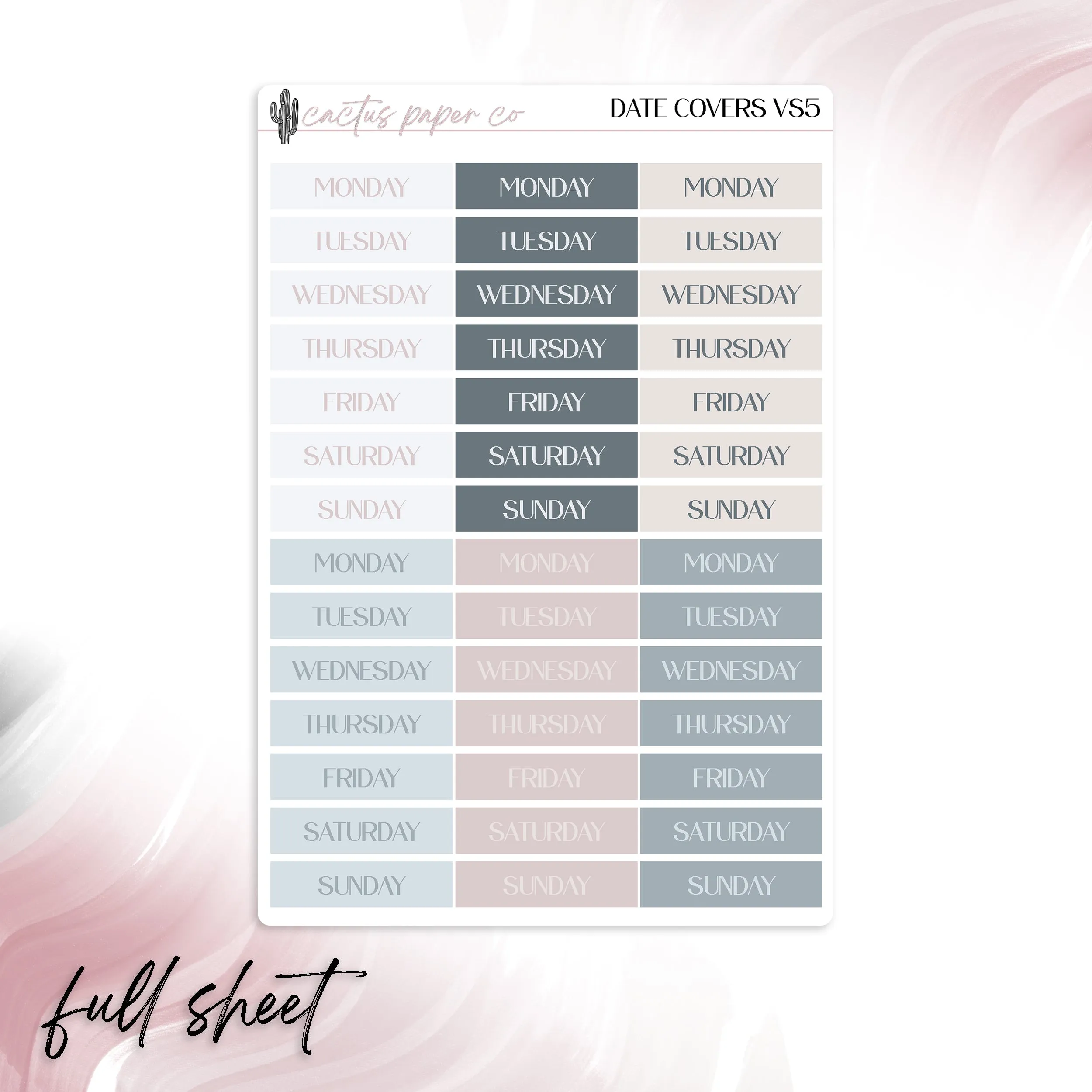 DATE COVERS VS5
