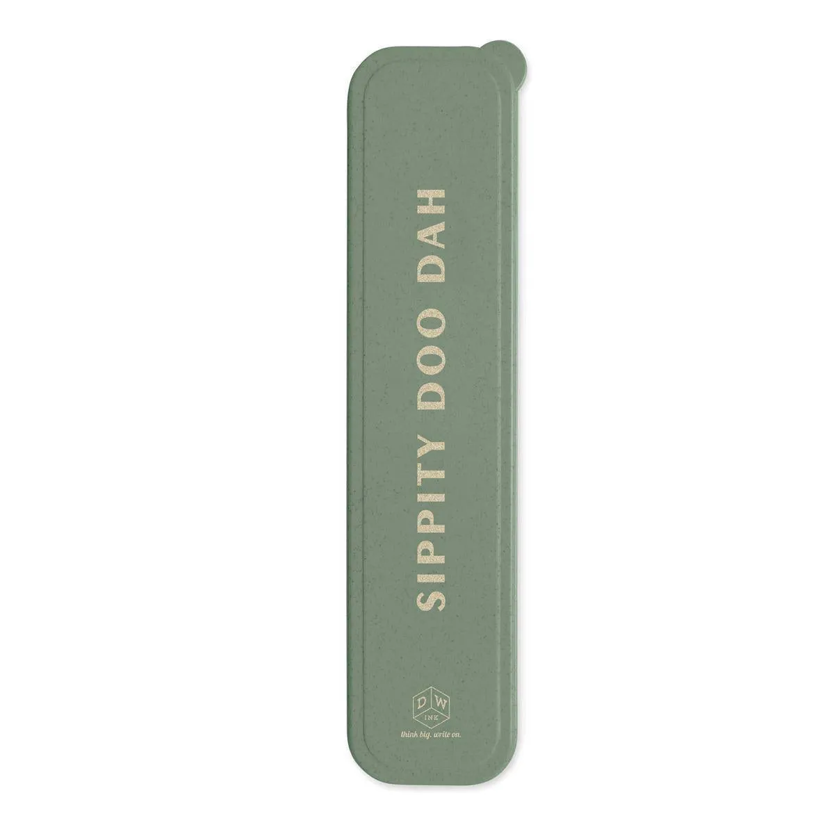 Designworks Ink - 'Sippity Doo Dah' Stainless Steel Gold Straw Set